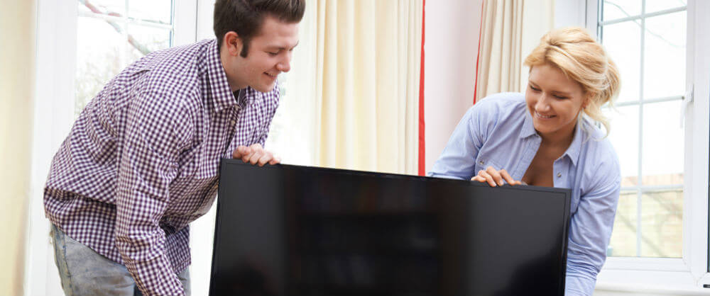 Take into consideration the space when buying a new TV