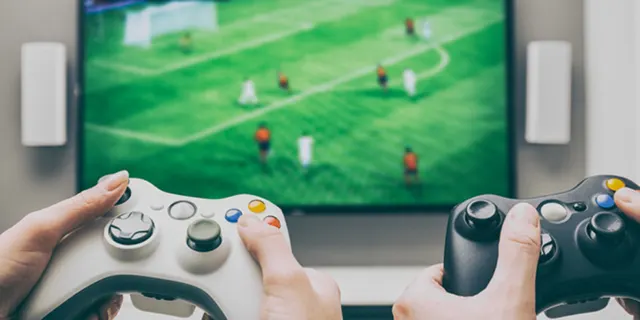 game-console-playing