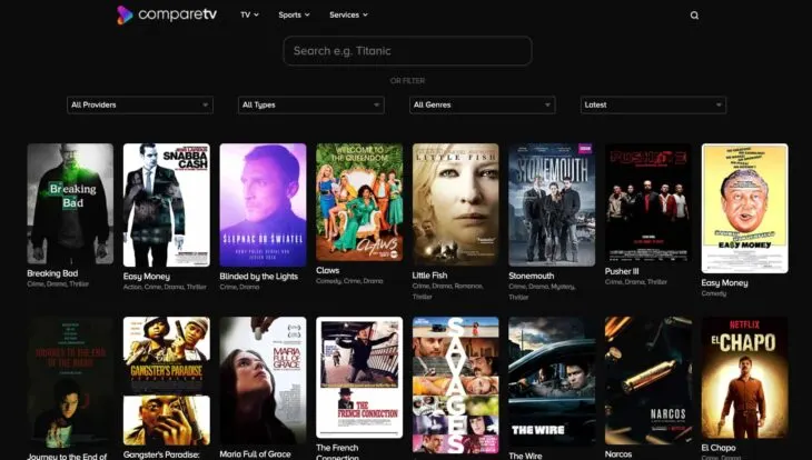 Streaming TV Search