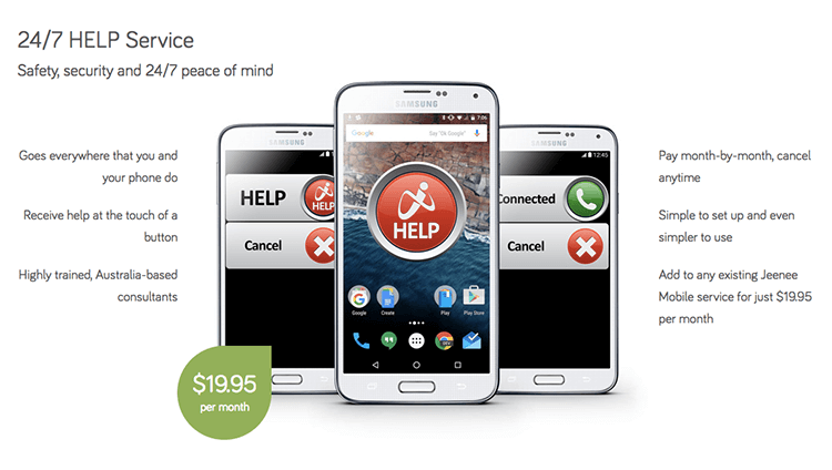 Jeenee Mobile 24/7 help