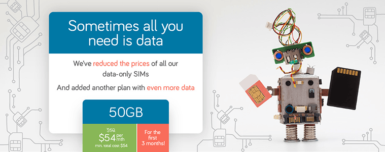 Jeenee Mobile data-only sims